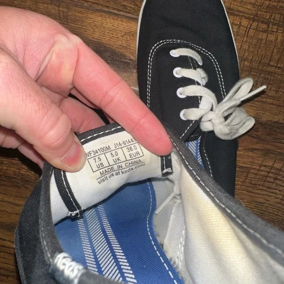 Women’s Black Keds - Picture 5 of 6